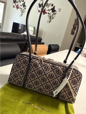 Tory Burch T Monogram “Marshmallow” Shoulder Bag – NWT